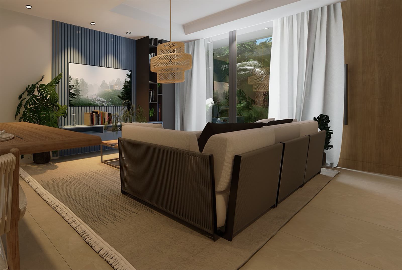 Sala de estar de Takuma Smart Suites